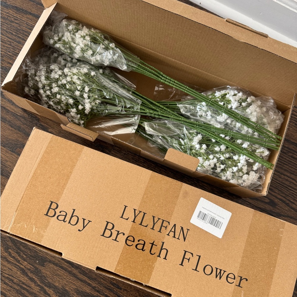 54 Piece Baby Breath Floral Stems